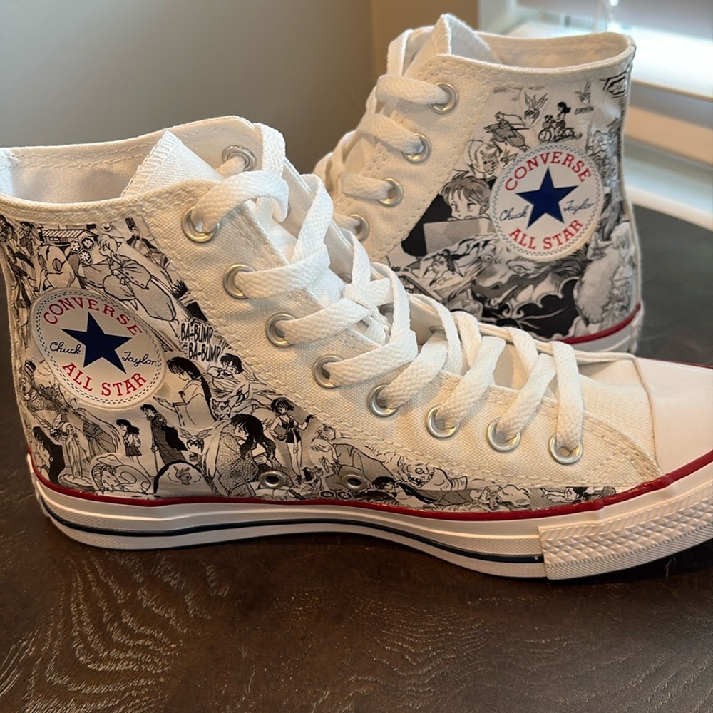 Size 9 - Custom Converse - Inuyasha